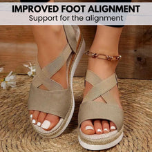 Load image into Gallery viewer, OrthoStella™ - ergonomic pain relieving sandals for women
